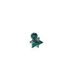 Estrella con brillo tornasol