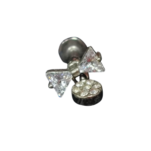 Moño plata