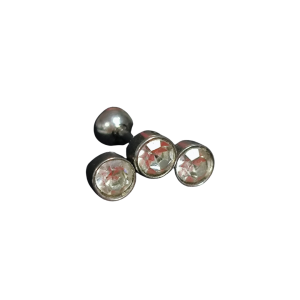 3 Brillo plata circular