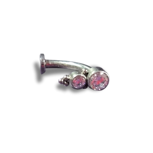 2 Brillo Circular rosado